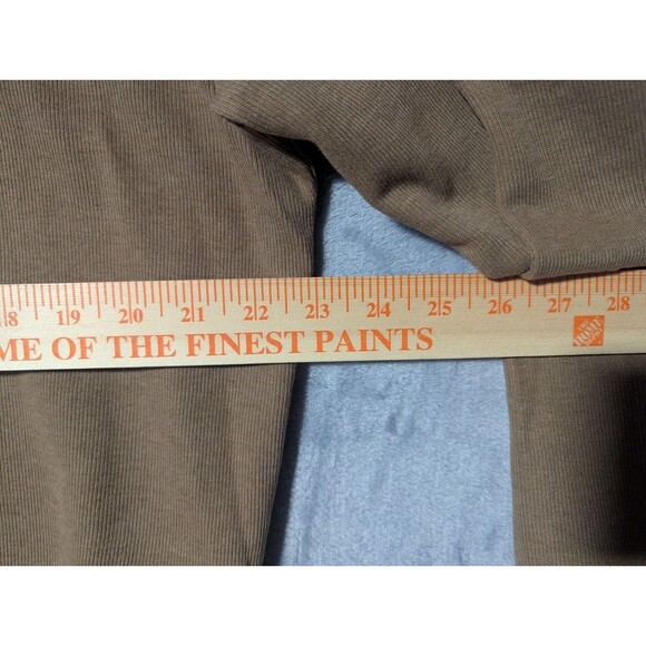 US Polo Assn Mens XL Beige Heather Quarter Zip Sweater Pullover Sweater Cotton - Picture 4 of 5